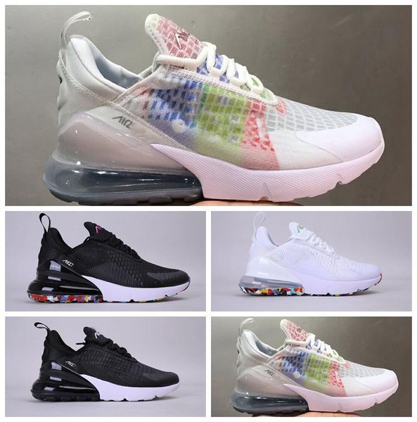 

2020 rainbow white black flower bottom casual mens shoes tourism air cushion mesh shoes breathable summer fashion women shoes