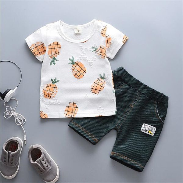 

zwf151 boys summer clothes set new cotton camouflage sport 2pcs t-shirt+shorts outfits children kids casual tracksuit sets 3-10y, White