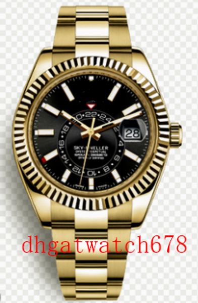 

luxury watch 42mm sky-dweller 326938 automatic watch stainless steel 2813 movement mens watches men wristwatch, Slivery;brown