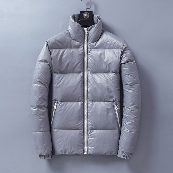 

2020 new mens designer jackets winter jacket mens white duck down jacket fashion hooded men winter coats outwear parka coat size m-2xl, Black