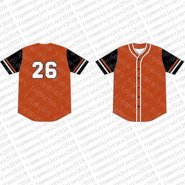 

Top Custom Baseball Jerseys Mens Embroidery Logos Jersey Free Shipping Cheap wholesale Any name any number Size M-XXL 39