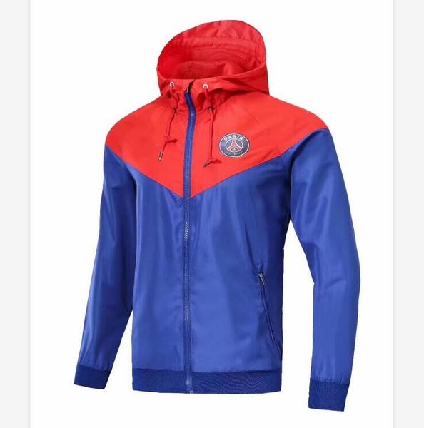 

18 styles football team jackets 2020 spring designer jacket soccer windbreaker hooded zipper sport running coat clothing for male, Black;brown