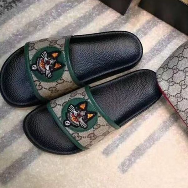 

2019 дизайнерские горки Роскошные мужские женские сандалии Роскошные тапочки Вьет