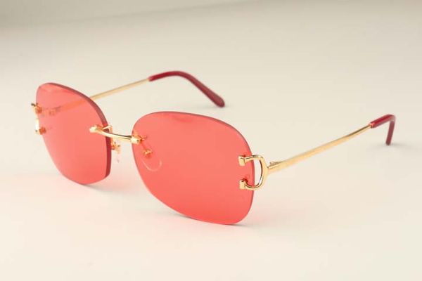 

wholesale neutral frameless metal sunglasses 4193829 men's fashion sunglasses size: 62-18-135mm, White;black