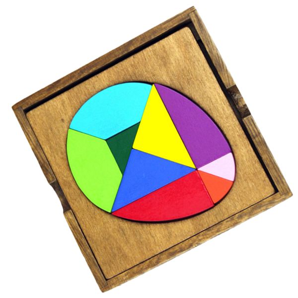 

wooden children early educational geometry egg shape jigsaw puzzle kids toys