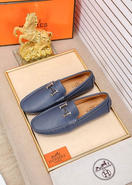 

high-end luxury triple fashiondesigner men's brand dress party casual leather shoes business office shoes wedding men's shoes yhn, Black