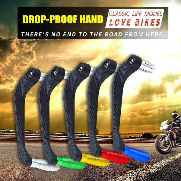 

1 pair motorcycle handlebar grips guard brake clutches levers protector accessories jld