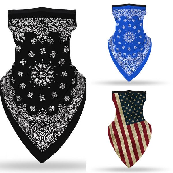 

dcpsm shipping sport bicycle fishing scarf neck gaiter shield scarf bandana headband mask headwear ring face bicycle balaclava, Black