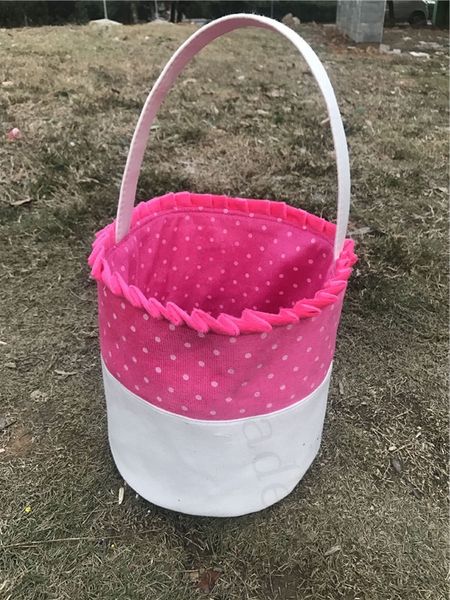 

diy easter handbag colorful rabbit basket cotton retro canvas patchwork baskets kids gifts storage bag easter candy eggs totes 2019 sale, Black