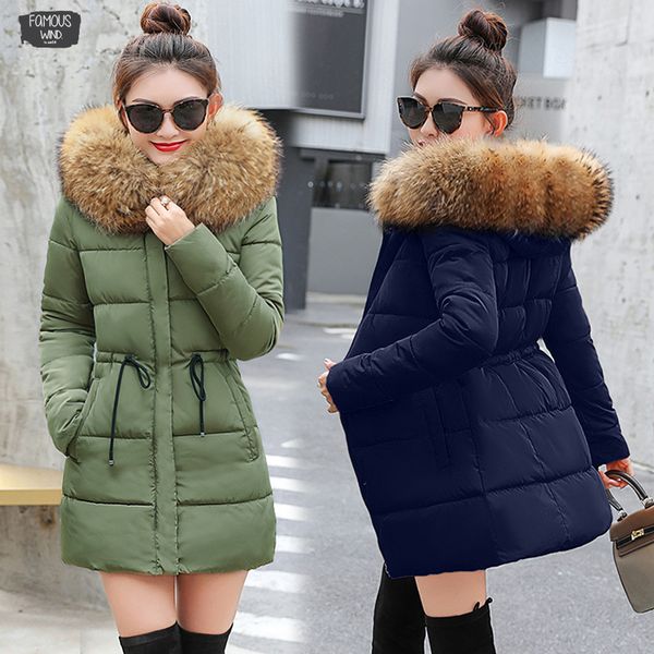 

пуховик меховой женский пуховик новый 2019 г. зимняя куртка женская густая снежная одежда зимнее пальто женская куртка женская одежда парки, Black