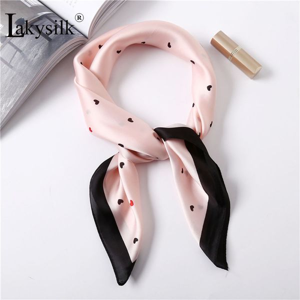 

lakysilk]satin hair scarf women square scarves floral plaid print neck shawls female bag neck scarf large handkerchief headband