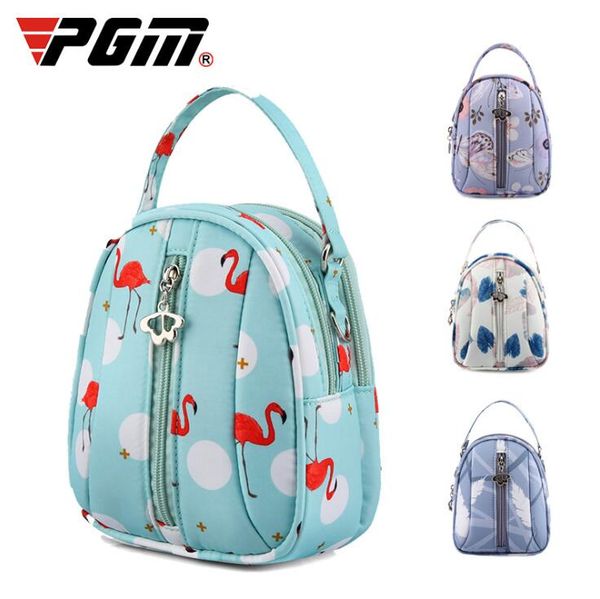 

2019 new pgm golf tote bag women's portable nylon crossbody bag multi-function ladies portable printing golf handbags 4colors
