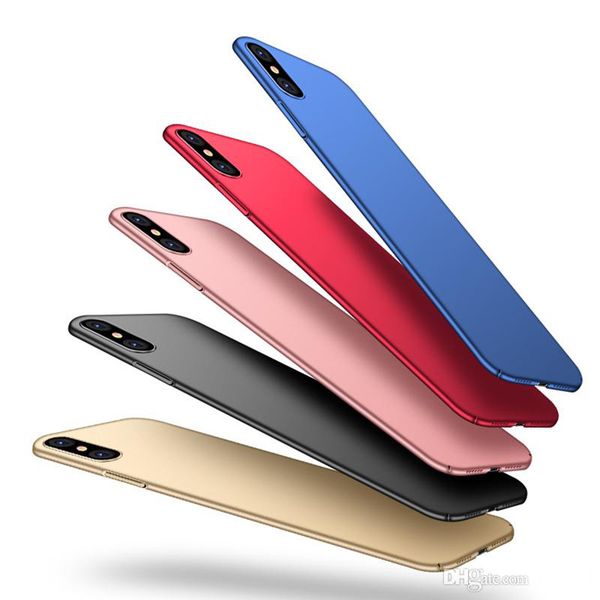 

ultra-thin phone case 360 degree full cover 0.5mm slim matte surface anti shock cell phone cases for iphone x 8 7 plus 6/6s