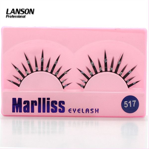 

eyemix natural false eyelash handmade full strip lashes thick soft long synthetic false eye lashes reused 10 times makeup tools
