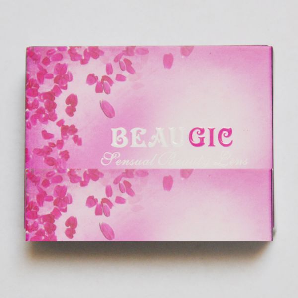 

Beaugic High performance Hidrocor 12 colors Contact Lens Package Box 100 pcs= 50 pairs Color Contact Lens Case