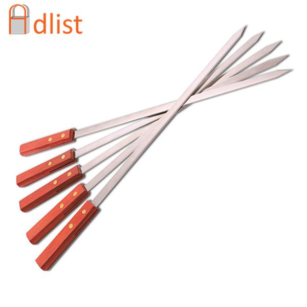 

2 / 5шт 20,5 «» 52см большой нержавеющей стали бразильского стиль барбекю шашлык длинная ручка барбекю вилка кебаб турецкая грили шашлык