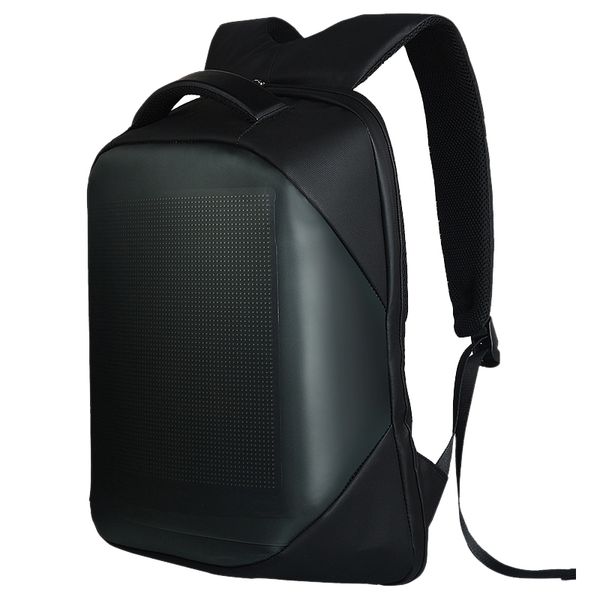

dc 5v led dynamic display wifi backpack lapnotebook control 22l school bag waterproof led backpack bag for advertising