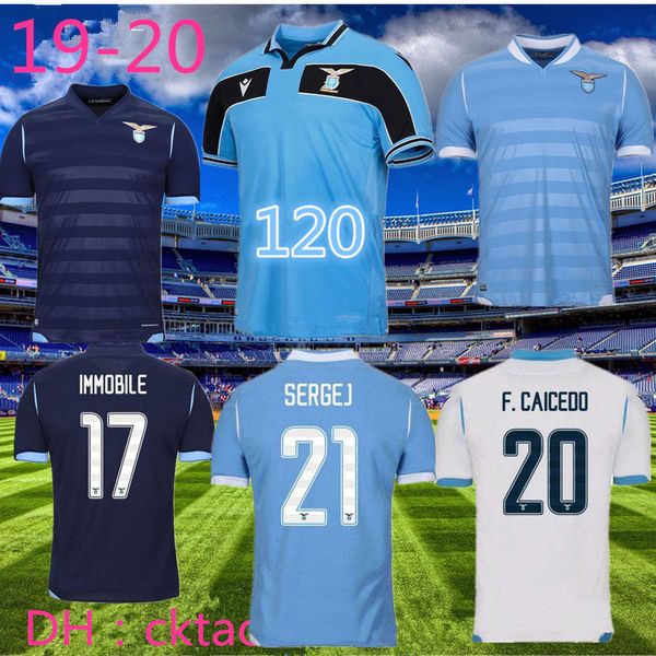 

19 20 lazio soccer jersey 2019 2020 lazio football shirt luis alberto camiseta de fútbol immobile sergej maillot de foot maglia da calcio, Black