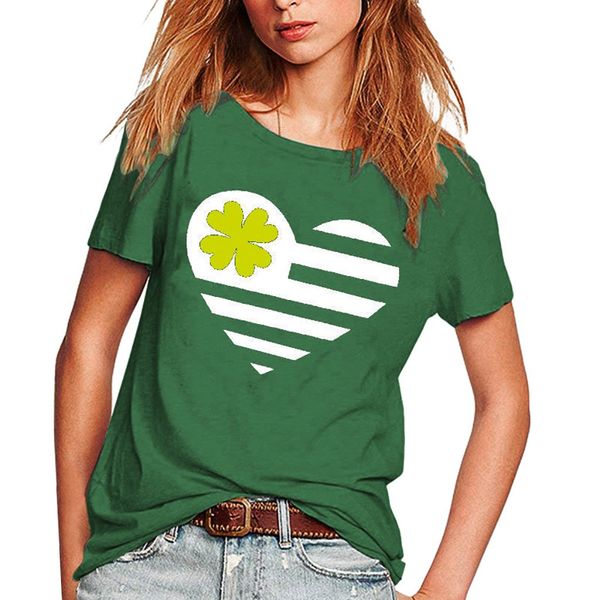 

women girls plus size green t-shirt print tees shirt short sleeve t shirt t women tee shirts femme camisas mujer 2019, White