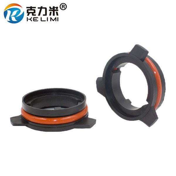 

kelimi d2 led head light conversion bulb holder base for metal clip h7 adapter for 5 series e39 e60 e61 f10 f11 d2s d4s