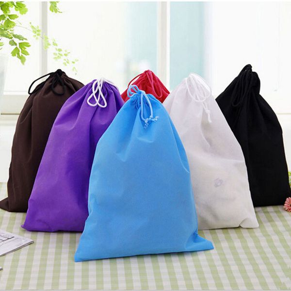 

2019 waterproof non-woven shoe cloth storage bag travel drawstring bag wholesale