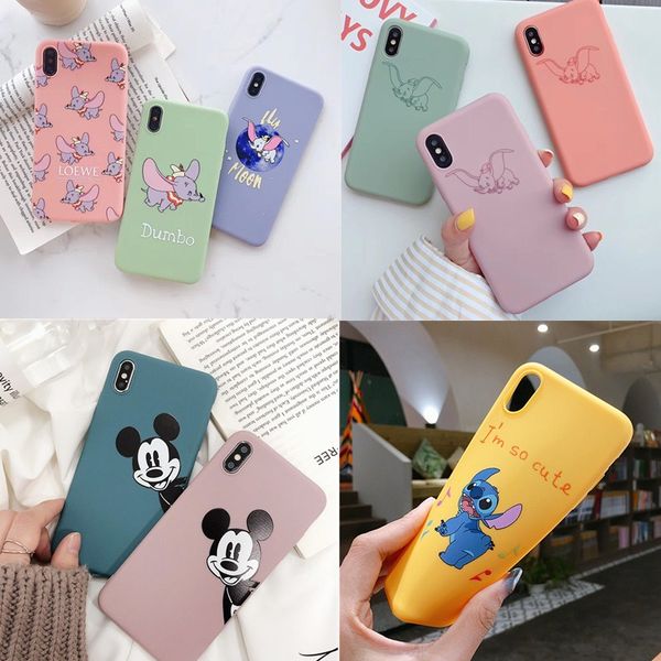 

case for carcasa iphone 7 silicona cartoon animal soft protector cover for iphone x xs max xr 6 6s 7 8 plus 5 5s 5se