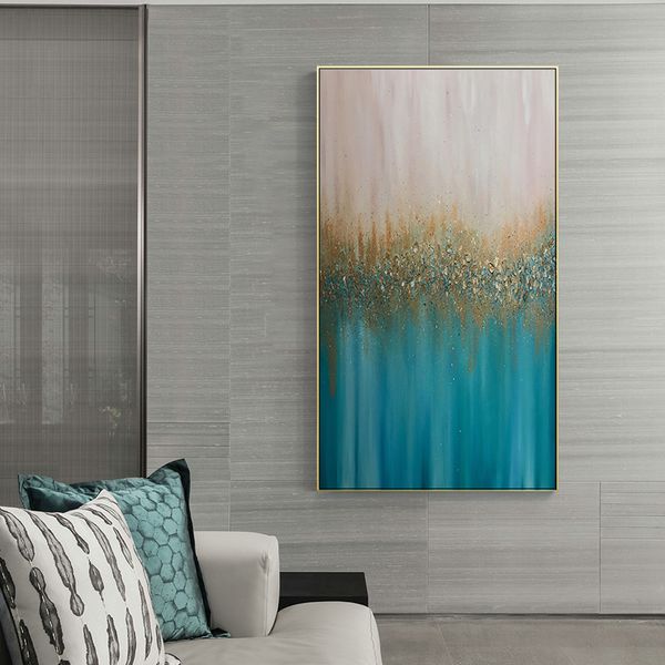 

abstract style color fusion wall pictures for living room bedroom aisle peaceful picture canvas art and painting home docoration