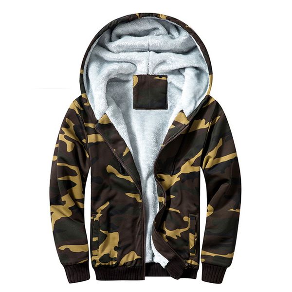 

shujin brand winter jacket men fashion camouflage printed parka coats casual patchwork streetwear slim male hoodies jacket, Tan;black