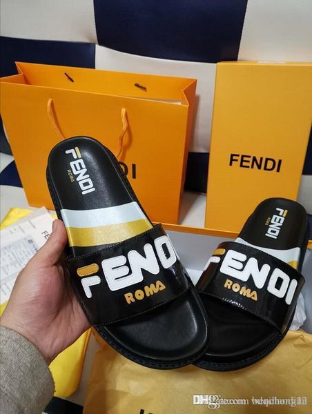 

2020 designer sandals women sandals designer slides brand fashion striped sandals causal summer huaraches slippers flip flops slipper + box, Black