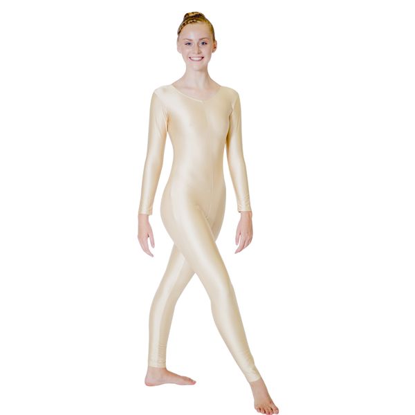 

white shiny lycra long sleeve unitard catsuit dance gymnastics women girls kids toddlers full sizes, Black;red