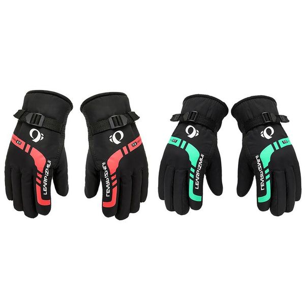 

waterproof fabric thermal gloves for men winter outdoor motorcycle riding equipment windproof thickening ski gloves