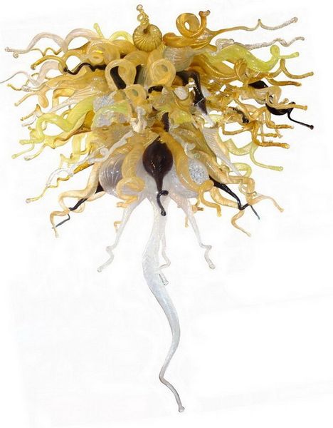 

fancy villa art decorative blown glass chandeleir light fixtures dale chihuly style handicraft pendant lamps for new house