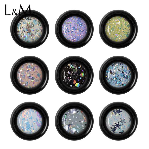 

12 colours nail art gel paint ibdgel soak off uv led stick gel polish glitter diy varnish manicure pigment decoration, Red;pink