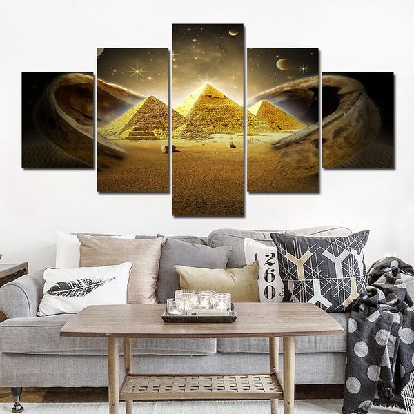 2019 Wall Art Egyptian Pyramids Wall Pictures For Living Room Vintage Posters And Prints Painting On Canvas Home Decor From Solutionwinni 36 98