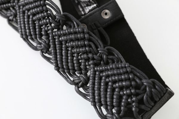 

new arrivals time-limited woman designers belt single wide elastic waistband summer dress belt braided fashion belts ing, Black;brown