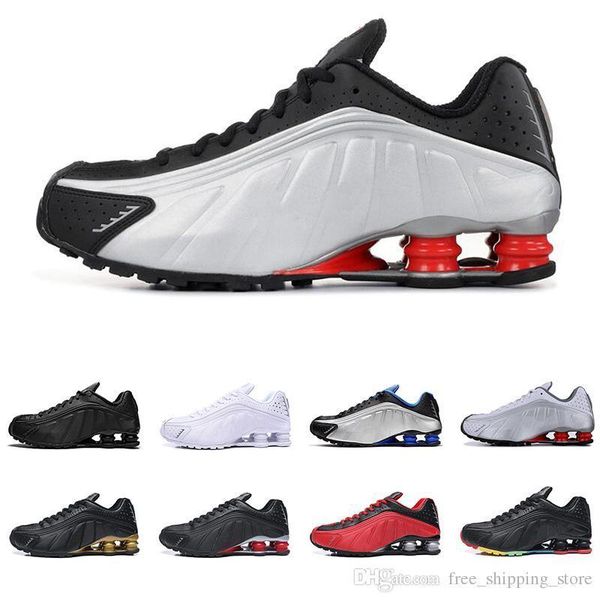 

2019 r4 men women running shoes og triple black metallic white racer blue comet red mens trainers fashion sports sneakers