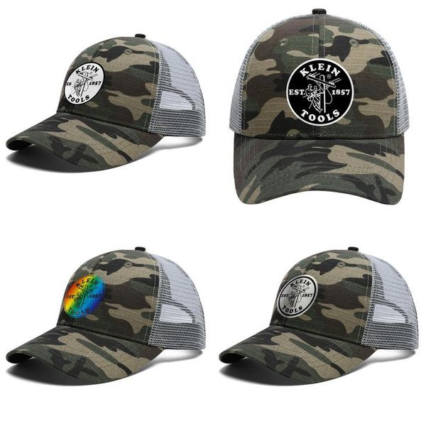 

klein tools insulated tools power logo adjustable trucker cap ball cool classic fashion baseball hat original belt hand rainbow, Blue;gray