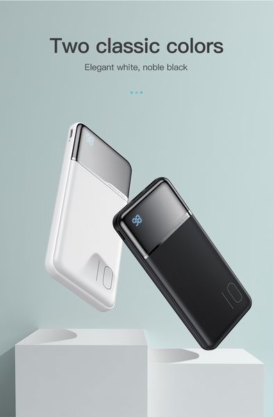 

power bank 10000mah portable charging powerbank 10000 mah usb poverbank external battery charger for xiaomi mi 9 8 iphone