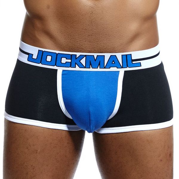 Fashion-JOCKMAIL Marca boxer uomo buBulge Enhancing boxer intimo uomo Sexy shaper Push Up Cup ingrandimento del pene biancheria intima gay