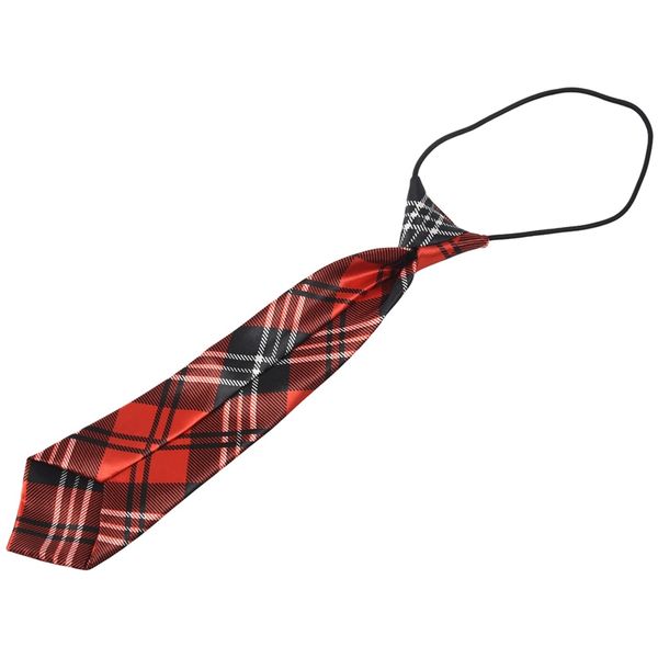 

kids toddlers boys girls children fashion wedding elastic tie necktie type:13, Red;brown