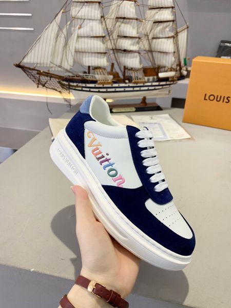 

platform 2020 latest couple models fashion luxury casual sports shoes wild basketball shoes low to help waterproof02#, Black