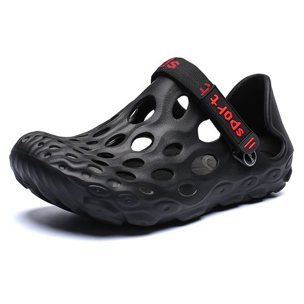 

men casual shoes flip flops men slippers summer shoes 2020 sandals new arrival genuine split beach roman sandals, Black