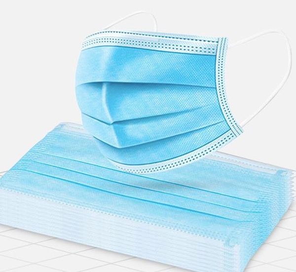 

10000шт одноразовые маски для лица толстые 3-слойные маски с ушками для салона, домашнего использования удобная в наличии Маска n42