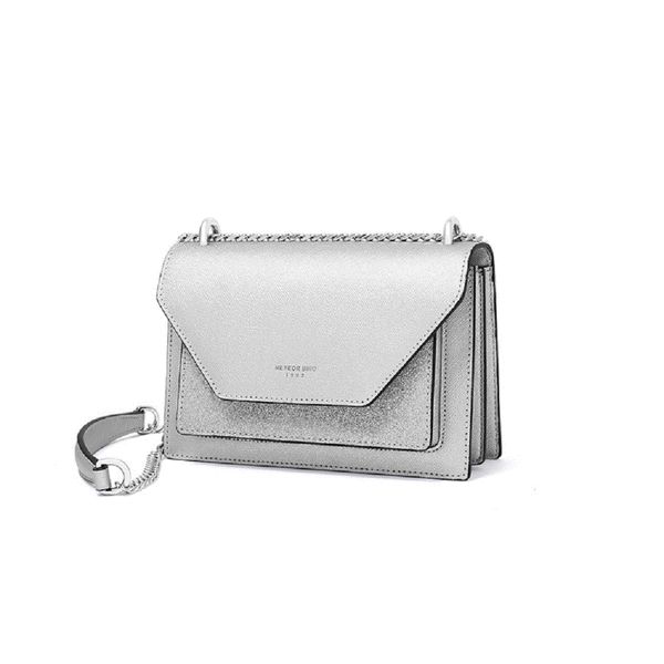 

lady purse solid shoulder genuine leather h hole fashion trend bolsas handbag woman lykj-yx