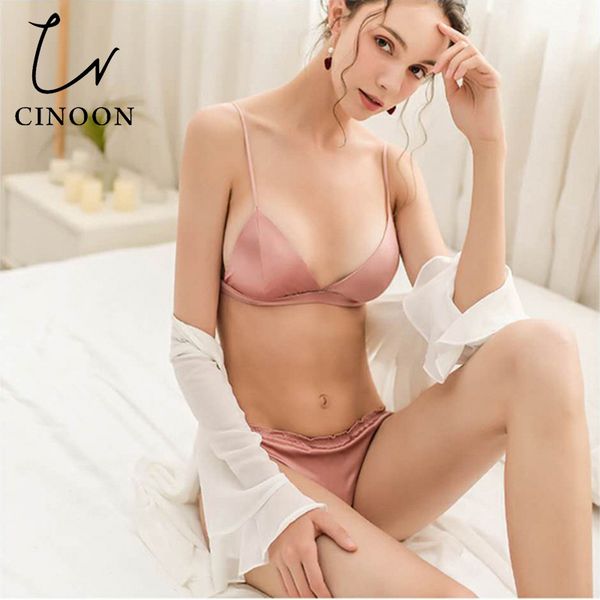 

cinoon сексуальное белье провода бесплатная белье тонкие чашки бюстгальтера сплошной цвет brassier и panty удобная интимное порно белье, Red;black