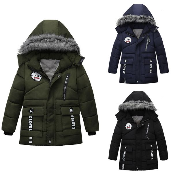 

fashion coat childrenwinter clothes baby coat jacket warm hooded kids clothes vestiti bimba inverno meisjes winterkleding, Blue;gray