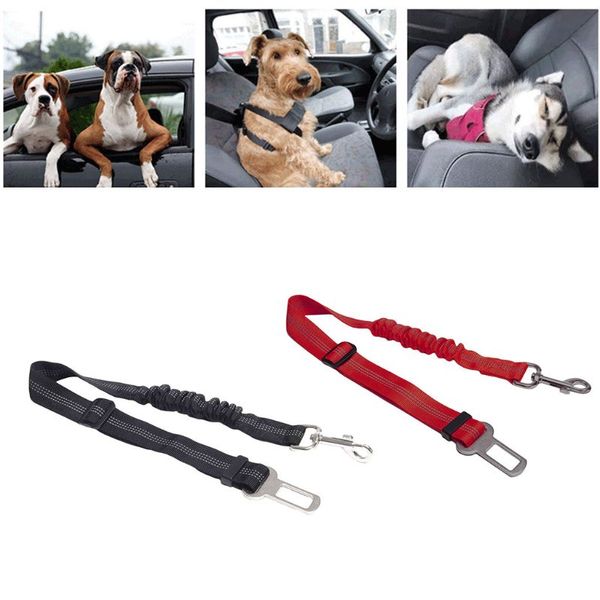 

1 pc pet dog cat vehicle car seat belt adjustable harness seatbelt lead leash for small medium dogs travel clip pet supplies