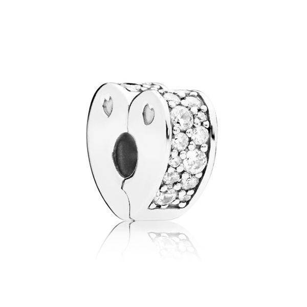 

новый 100% стерлингового серебра 925 1: 1 подлинная драгоценный камень 797020cz звездные арксы любви spacer clip fit diy браслет оригинальны, Black