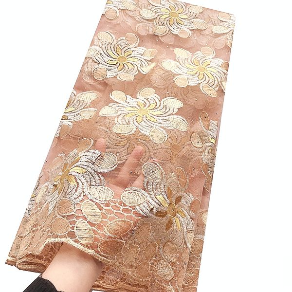 

gold africa french lace fabric 2020 swiss blue african wedding lace fabric nigerian tulle lace fabric for dresses, Black;white