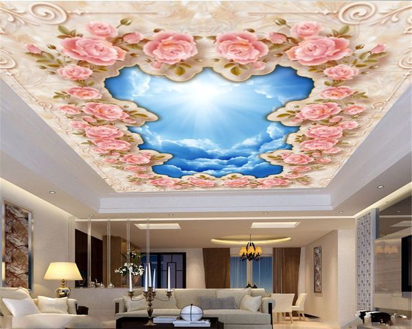 

3d оо обои на заказ нежна Ѭоза кѬаивое небо инеѬеѬа zenith mural обои